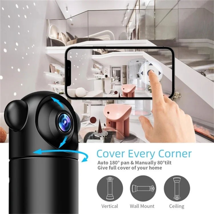 V10 HD Infrared Night Vision Mini Camera Remote Control Home Security Camera