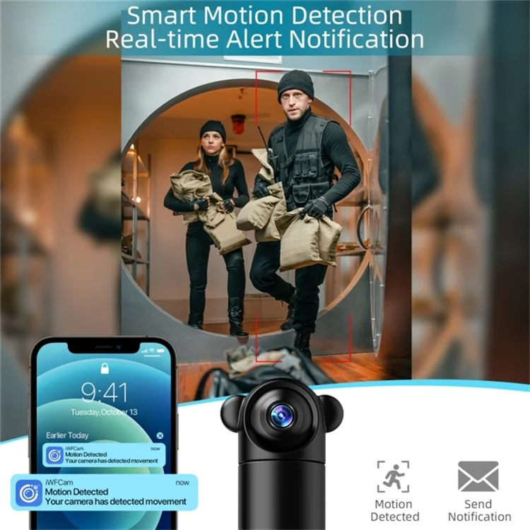 V10 HD Infrared Night Vision Mini Camera Remote Control Home Security Camera