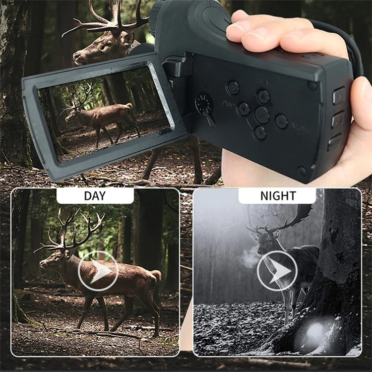 NV2186 Handheld Camcorder 8X Digital Zoom Camera Recorder Infrared Night Vision Camera for Hunting