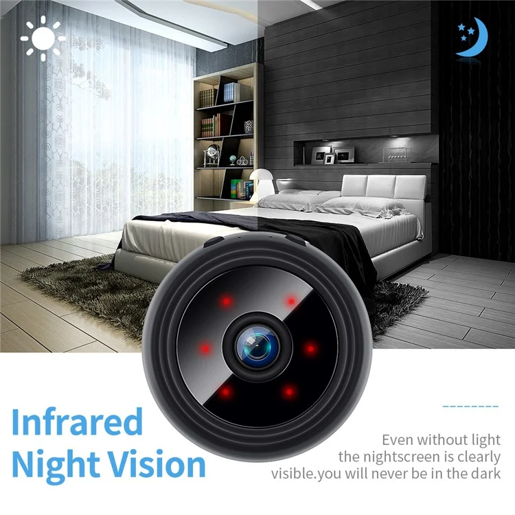 W9 WiFi Mini Camera HD 1080P Night Vision Motion Detection Home Security Camcorder Wireless Surveillance Camera