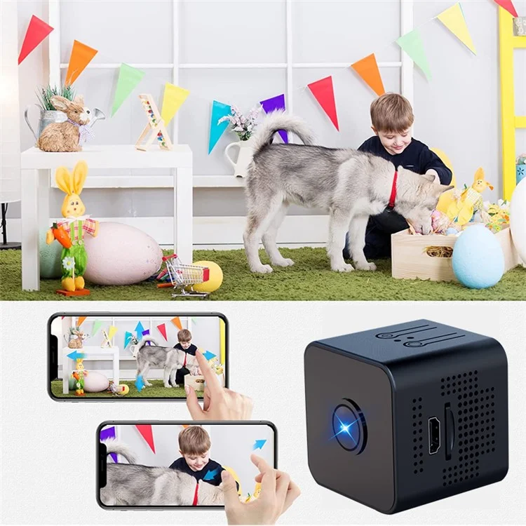 X1 HD 1080P Mini Camera Wireless Home Security Camera Monitor for Watching Baby, Caring Pets