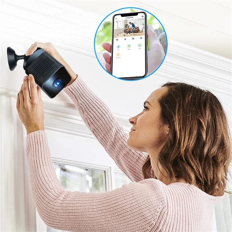 X1 HD 1080P Mini Camera Wireless Home Security Camera Monitor for Watching Baby, Caring Pets