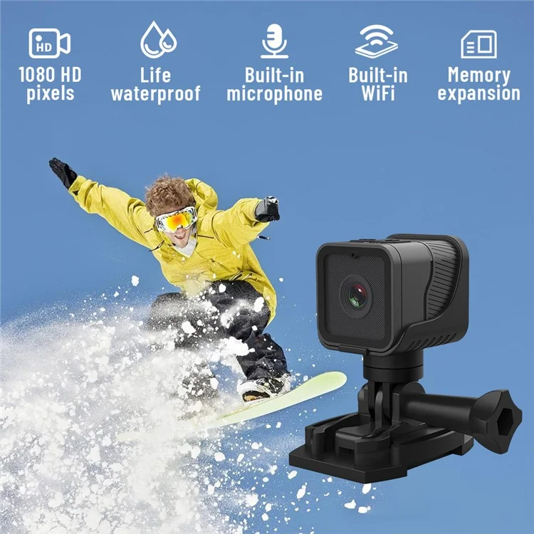 Z03 1080P HD Waterproof Outdoor Sports Cycling Camera WiFi Video Recorder Camera