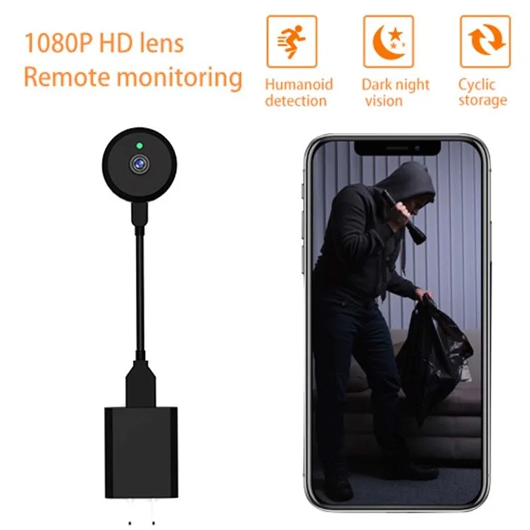 X16 Battery-Free Mini Camera APP Wireless WiFi Camera Support Infrared Night Vision Mode