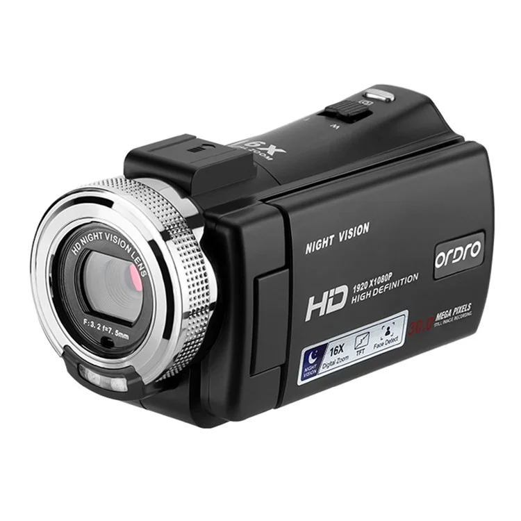 ORDRO V12 3.0 Inch 1080P Full HD Video Camera EU P...