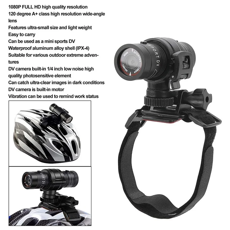 H42A 1080P HD Sports Action Camera Bicycle Motorbike Helmet Camera DV Camcorder for Outdoor Activities