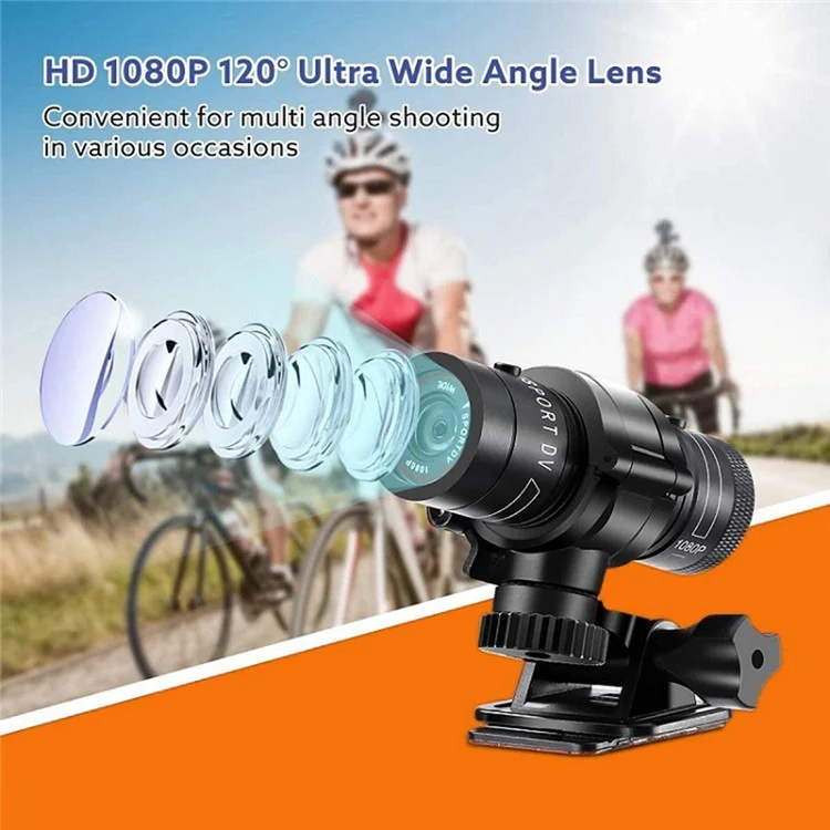 H42A 1080P HD Sports Action Camera Bicycle Motorbike Helmet Camera DV Camcorder for Outdoor Activities