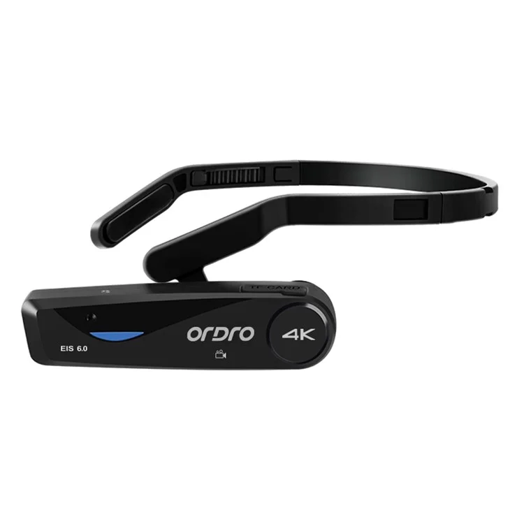 ORDRO EP6PLUS 4K 30FPS Wearable Video Camera Anti-Shake Head Mounted Camcorder