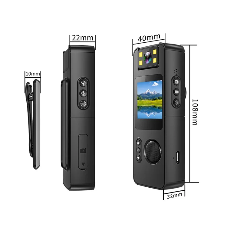 CS11 Smart Mini Camera with Back Clip Compact Handheld Camera Recorder