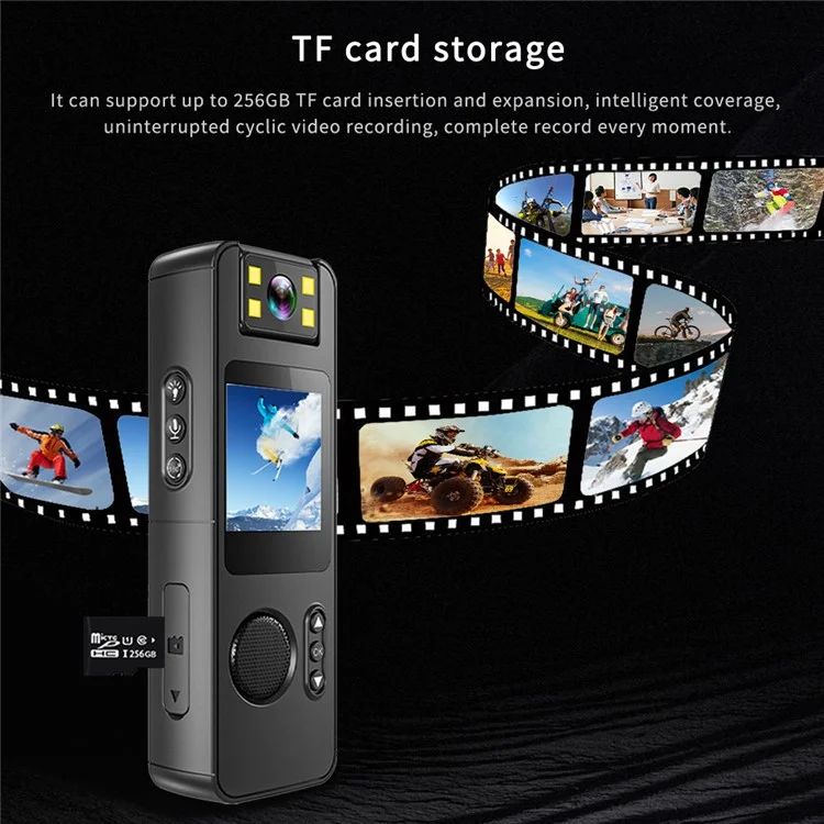 CS11 Smart Mini Camera with Back Clip Compact Handheld Camera Recorder