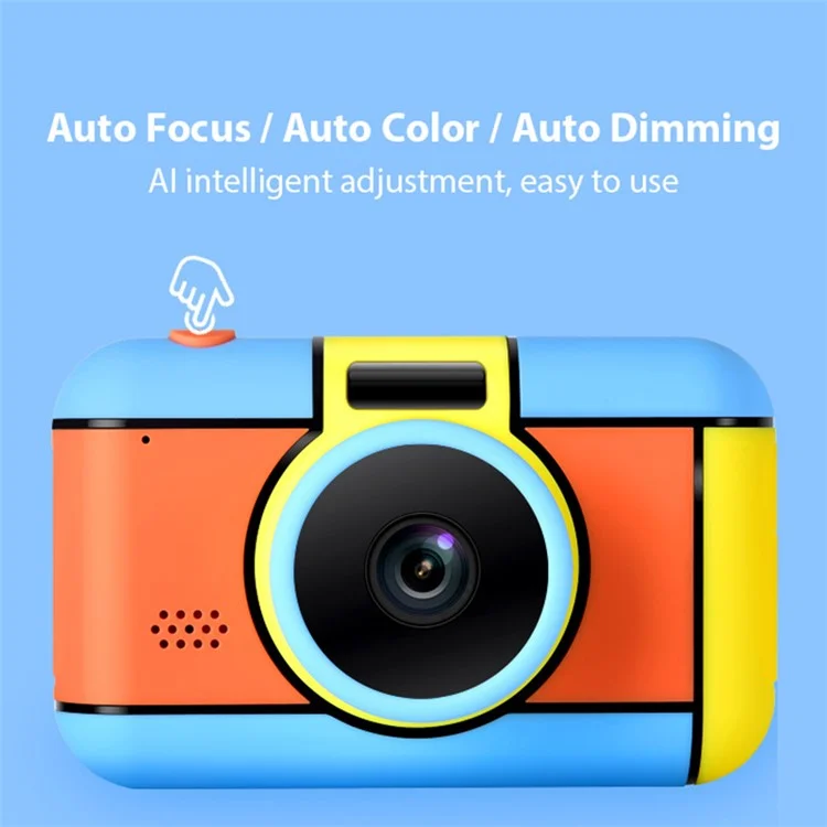 D7S 2.4 Inch IPS Large Screen Dual 32MP HD Display Kids Digital Camera for Children Boys Girls