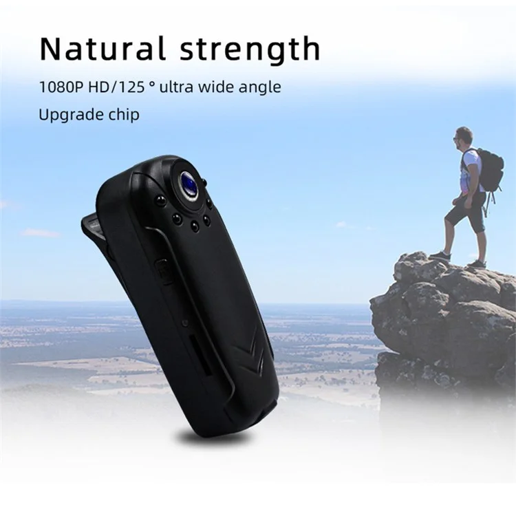 TQ2 1080P HD Mini Camera Video Recorder Clip Type Small Security Night Vision Wide Angle Cam with Motion Detection