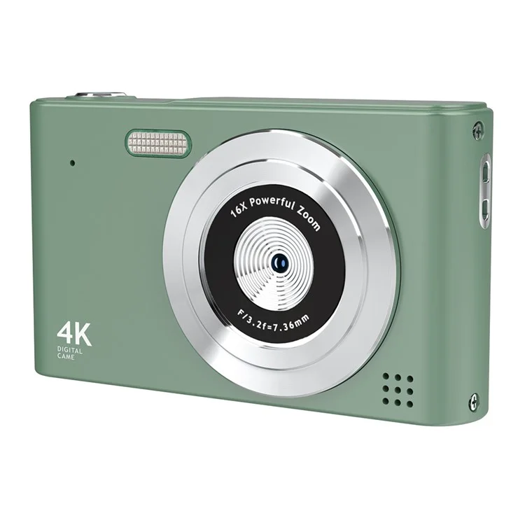 H15 2.4-inch IPS Screen Digital Camera HD Photo Video Recording CCD Camera - Green