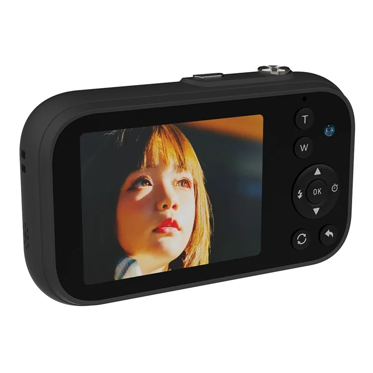 H17 2.8-inch IPS Screen Digital Camera HD Dual Lens CCD Camera with 32G TF Card + Card Reader - Black