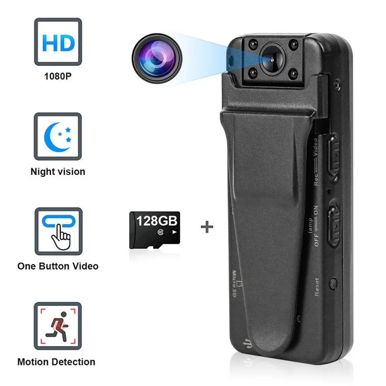 Z7 Mini Pocket Camera Portable HD 1080P Camera Video Conference Recorder with Back Clip