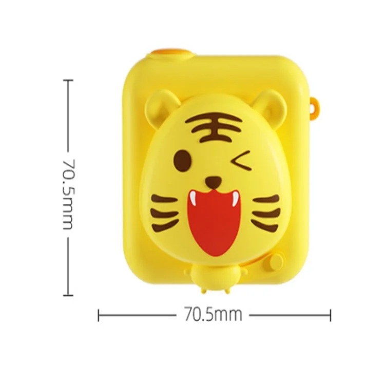 Kid's Camera 20 Million Pixels 1080P Children Video Camera Educational Toy Supporting 32GB Memory Card - Yellow