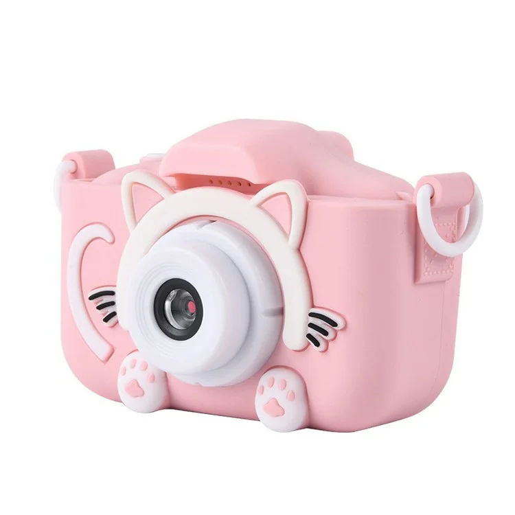 X5S Cartoon Cat 2.0-inch IPS Screen Kids Camera Re...