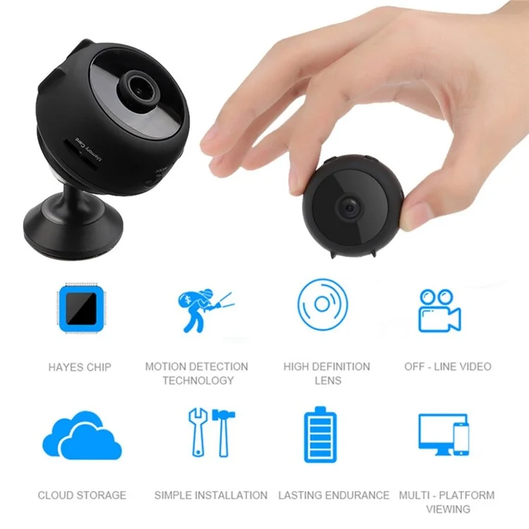 A11 Mini Camera Wireless WiFi IP Home Security HD 1080P Night Vision Webcam